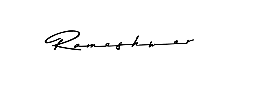 How to make Rameshwer signature? Asem Kandis PERSONAL USE is a professional autograph style. Create handwritten signature for Rameshwer name. Rameshwer signature style 9 images and pictures png