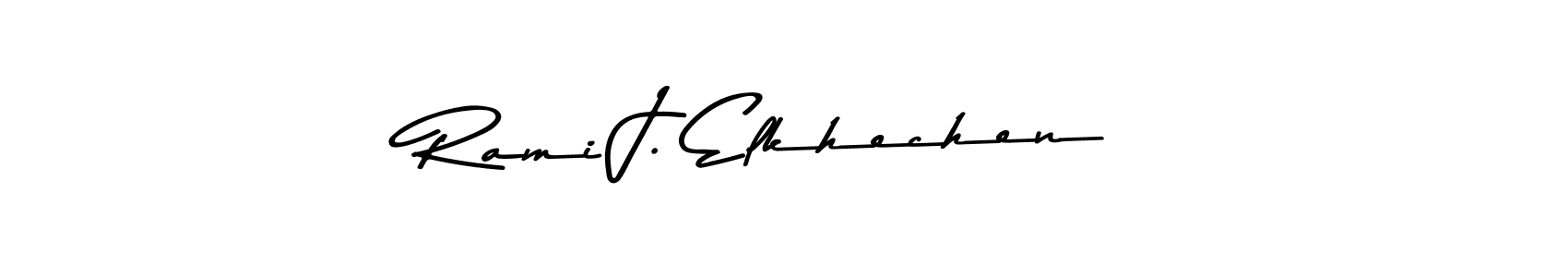 Rami J. Elkhechen stylish signature style. Best Handwritten Sign (Asem Kandis PERSONAL USE) for my name. Handwritten Signature Collection Ideas for my name Rami J. Elkhechen. Rami J. Elkhechen signature style 9 images and pictures png