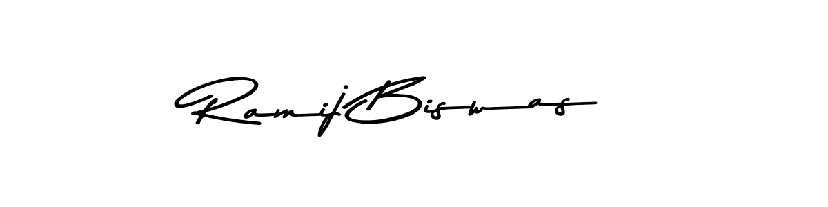 Also You can easily find your signature by using the search form. We will create Ramij Biswas name handwritten signature images for you free of cost using Asem Kandis PERSONAL USE sign style. Ramij Biswas signature style 9 images and pictures png