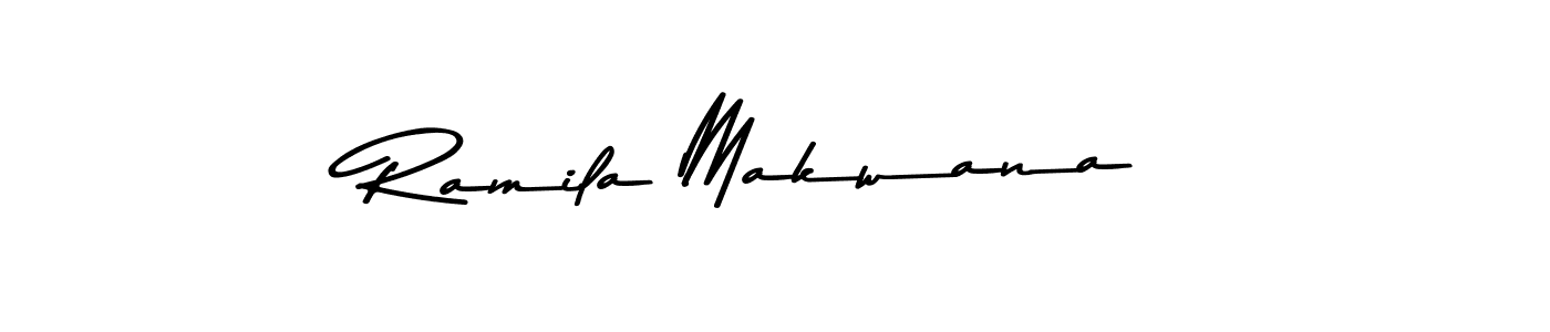 Make a beautiful signature design for name Ramila Makwana. Use this online signature maker to create a handwritten signature for free. Ramila Makwana signature style 9 images and pictures png