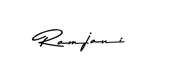 You should practise on your own different ways (Asem Kandis PERSONAL USE) to write your name (Ramjani) in signature. don't let someone else do it for you. Ramjani signature style 9 images and pictures png