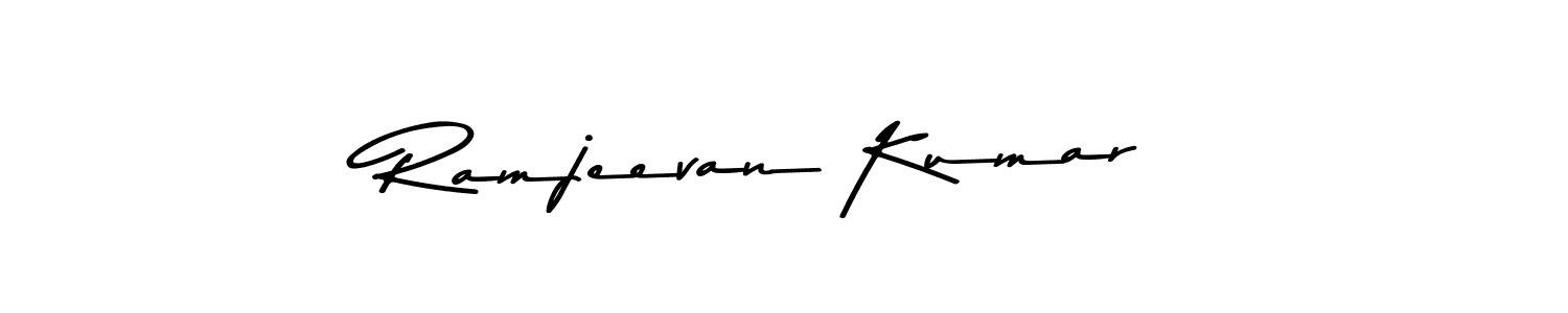 Use a signature maker to create a handwritten signature online. With this signature software, you can design (Asem Kandis PERSONAL USE) your own signature for name Ramjeevan Kumar. Ramjeevan Kumar signature style 9 images and pictures png