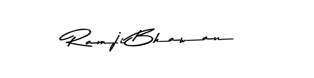 You should practise on your own different ways (Asem Kandis PERSONAL USE) to write your name (Ramji Bhawan) in signature. don't let someone else do it for you. Ramji Bhawan signature style 9 images and pictures png