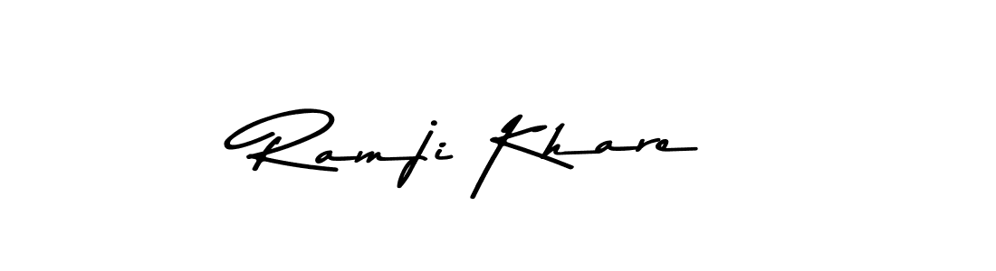 Make a beautiful signature design for name Ramji Khare. Use this online signature maker to create a handwritten signature for free. Ramji Khare signature style 9 images and pictures png