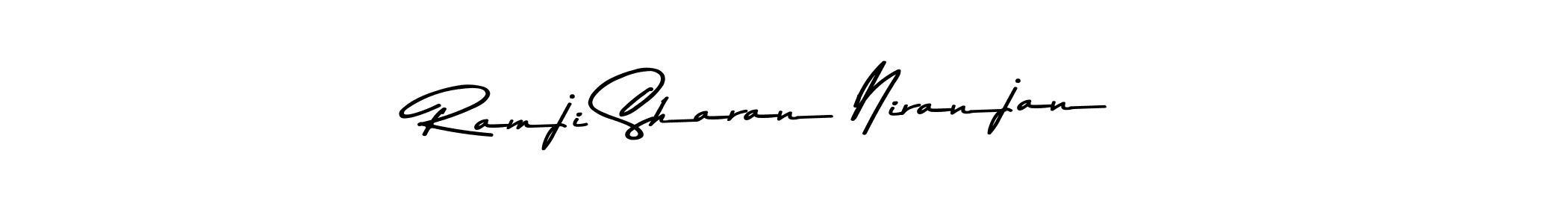 Similarly Asem Kandis PERSONAL USE is the best handwritten signature design. Signature creator online .You can use it as an online autograph creator for name Ramji Sharan Niranjan. Ramji Sharan Niranjan signature style 9 images and pictures png