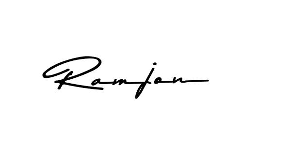 Also You can easily find your signature by using the search form. We will create Ramjon name handwritten signature images for you free of cost using Asem Kandis PERSONAL USE sign style. Ramjon signature style 9 images and pictures png