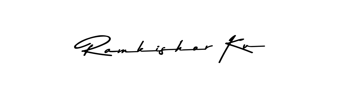 Asem Kandis PERSONAL USE is a professional signature style that is perfect for those who want to add a touch of class to their signature. It is also a great choice for those who want to make their signature more unique. Get Ramkishor Ku name to fancy signature for free. Ramkishor Ku signature style 9 images and pictures png