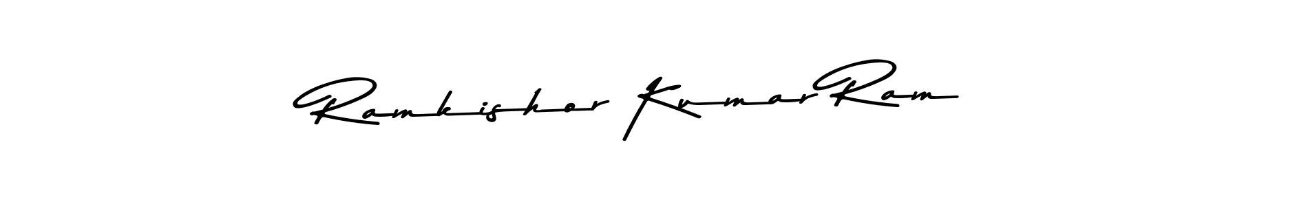 if you are searching for the best signature style for your name Ramkishor Kumar Ram. so please give up your signature search. here we have designed multiple signature styles  using Asem Kandis PERSONAL USE. Ramkishor Kumar Ram signature style 9 images and pictures png