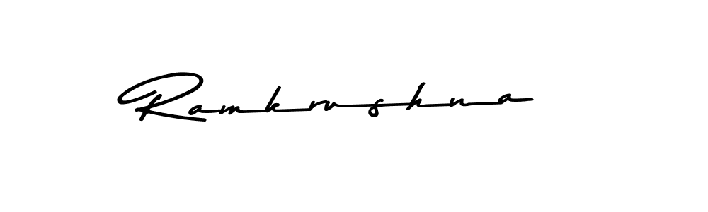 Create a beautiful signature design for name Ramkrushna. With this signature (Asem Kandis PERSONAL USE) fonts, you can make a handwritten signature for free. Ramkrushna signature style 9 images and pictures png