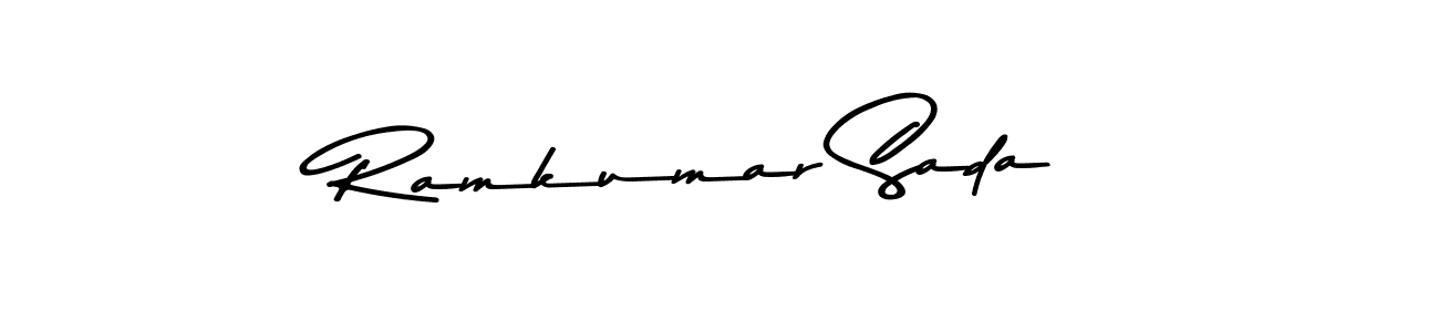 Use a signature maker to create a handwritten signature online. With this signature software, you can design (Asem Kandis PERSONAL USE) your own signature for name Ramkumar Sada. Ramkumar Sada signature style 9 images and pictures png