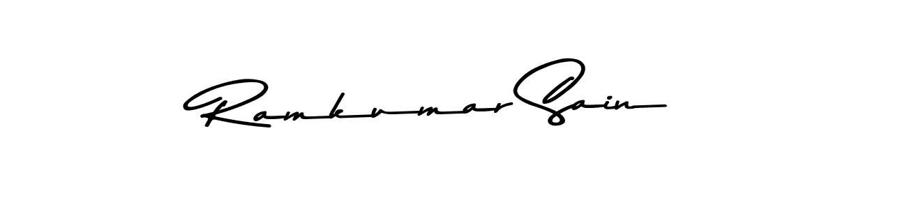 if you are searching for the best signature style for your name Ramkumar Sain. so please give up your signature search. here we have designed multiple signature styles  using Asem Kandis PERSONAL USE. Ramkumar Sain signature style 9 images and pictures png
