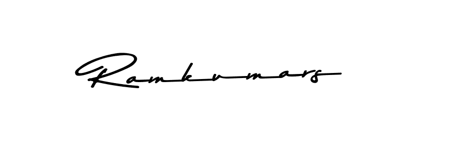 Make a beautiful signature design for name Ramkumars. With this signature (Asem Kandis PERSONAL USE) style, you can create a handwritten signature for free. Ramkumars signature style 9 images and pictures png