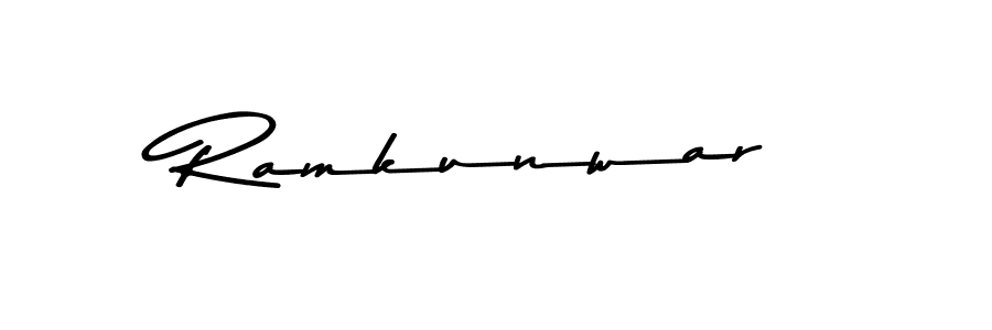 Create a beautiful signature design for name Ramkunwar. With this signature (Asem Kandis PERSONAL USE) fonts, you can make a handwritten signature for free. Ramkunwar signature style 9 images and pictures png