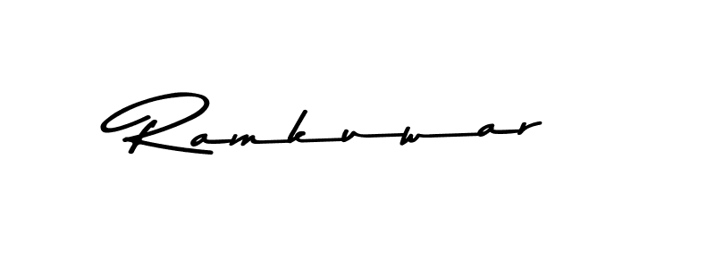 You should practise on your own different ways (Asem Kandis PERSONAL USE) to write your name (Ramkuwar) in signature. don't let someone else do it for you. Ramkuwar signature style 9 images and pictures png