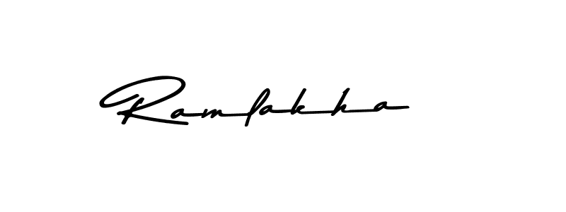 Design your own signature with our free online signature maker. With this signature software, you can create a handwritten (Asem Kandis PERSONAL USE) signature for name Ramlakha. Ramlakha signature style 9 images and pictures png