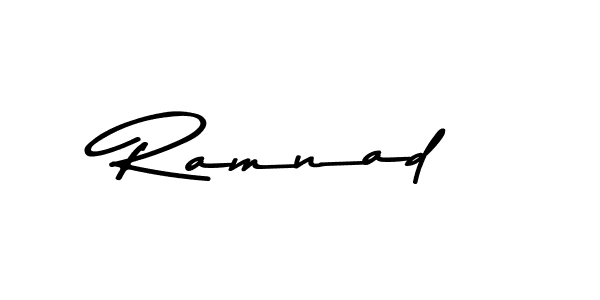 Design your own signature with our free online signature maker. With this signature software, you can create a handwritten (Asem Kandis PERSONAL USE) signature for name Ramnad. Ramnad signature style 9 images and pictures png