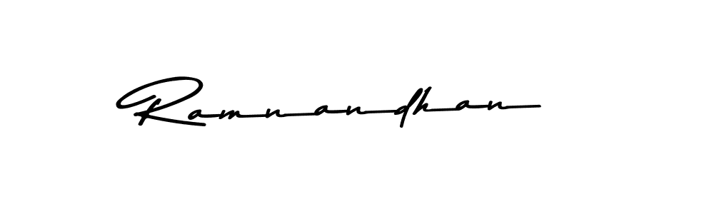 Make a beautiful signature design for name Ramnandhan. With this signature (Asem Kandis PERSONAL USE) style, you can create a handwritten signature for free. Ramnandhan signature style 9 images and pictures png