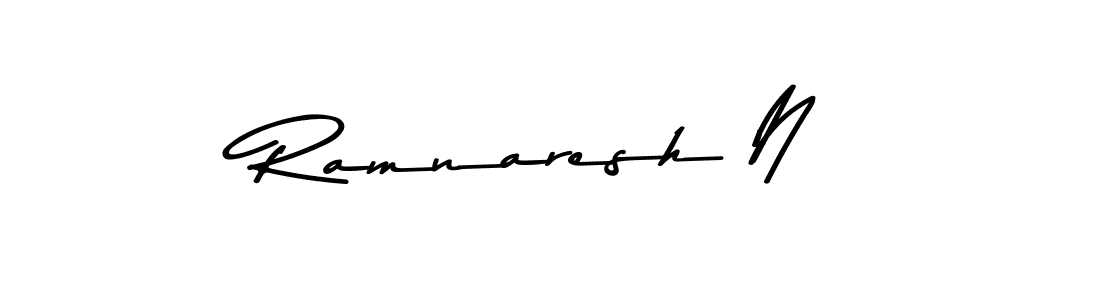 Make a beautiful signature design for name Ramnaresh N. Use this online signature maker to create a handwritten signature for free. Ramnaresh N signature style 9 images and pictures png