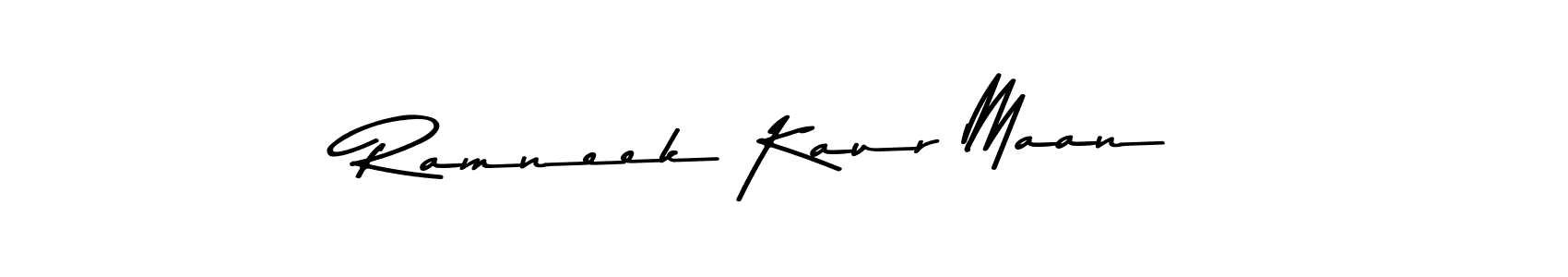 Also You can easily find your signature by using the search form. We will create Ramneek Kaur Maan name handwritten signature images for you free of cost using Asem Kandis PERSONAL USE sign style. Ramneek Kaur Maan signature style 9 images and pictures png