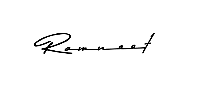 How to make Ramneet signature? Asem Kandis PERSONAL USE is a professional autograph style. Create handwritten signature for Ramneet name. Ramneet signature style 9 images and pictures png