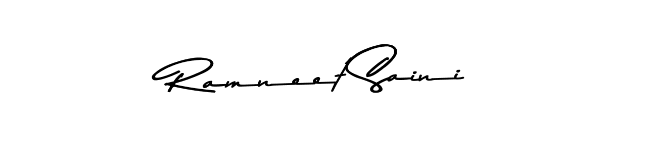 This is the best signature style for the Ramneet Saini name. Also you like these signature font (Asem Kandis PERSONAL USE). Mix name signature. Ramneet Saini signature style 9 images and pictures png