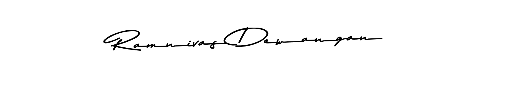 Also You can easily find your signature by using the search form. We will create Ramnivas Dewangan name handwritten signature images for you free of cost using Asem Kandis PERSONAL USE sign style. Ramnivas Dewangan signature style 9 images and pictures png