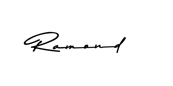 Design your own signature with our free online signature maker. With this signature software, you can create a handwritten (Asem Kandis PERSONAL USE) signature for name Ramond. Ramond signature style 9 images and pictures png