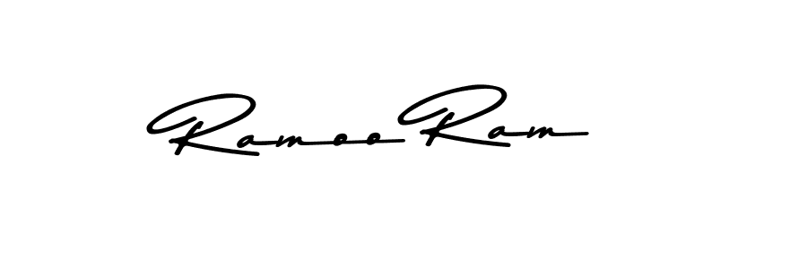 Ramoo Ram stylish signature style. Best Handwritten Sign (Asem Kandis PERSONAL USE) for my name. Handwritten Signature Collection Ideas for my name Ramoo Ram. Ramoo Ram signature style 9 images and pictures png