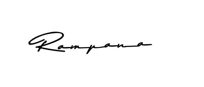 Use a signature maker to create a handwritten signature online. With this signature software, you can design (Asem Kandis PERSONAL USE) your own signature for name Rampana. Rampana signature style 9 images and pictures png