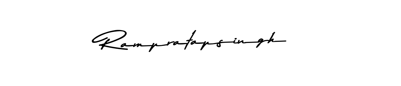 Use a signature maker to create a handwritten signature online. With this signature software, you can design (Asem Kandis PERSONAL USE) your own signature for name Rampratapsingh. Rampratapsingh signature style 9 images and pictures png
