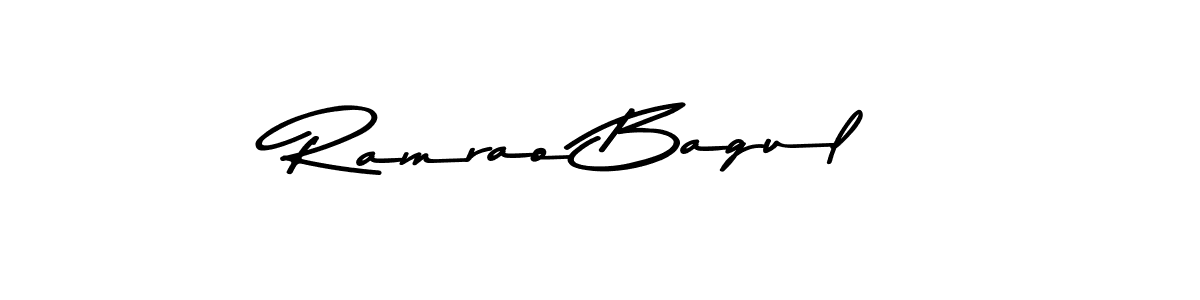Similarly Asem Kandis PERSONAL USE is the best handwritten signature design. Signature creator online .You can use it as an online autograph creator for name Ramrao Bagul. Ramrao Bagul signature style 9 images and pictures png