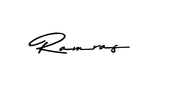 Design your own signature with our free online signature maker. With this signature software, you can create a handwritten (Asem Kandis PERSONAL USE) signature for name Ramras. Ramras signature style 9 images and pictures png