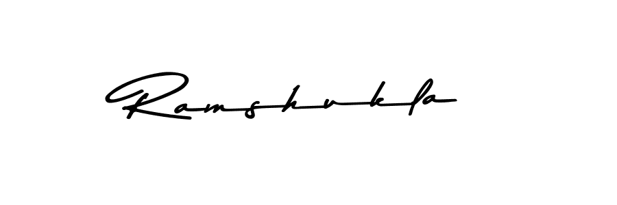 Ramshukla stylish signature style. Best Handwritten Sign (Asem Kandis PERSONAL USE) for my name. Handwritten Signature Collection Ideas for my name Ramshukla. Ramshukla signature style 9 images and pictures png