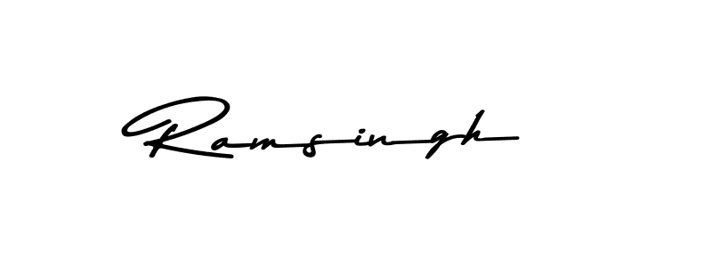 Make a beautiful signature design for name Ramsingh. Use this online signature maker to create a handwritten signature for free. Ramsingh signature style 9 images and pictures png