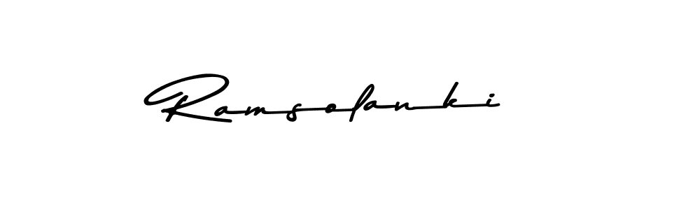 Use a signature maker to create a handwritten signature online. With this signature software, you can design (Asem Kandis PERSONAL USE) your own signature for name Ramsolanki. Ramsolanki signature style 9 images and pictures png