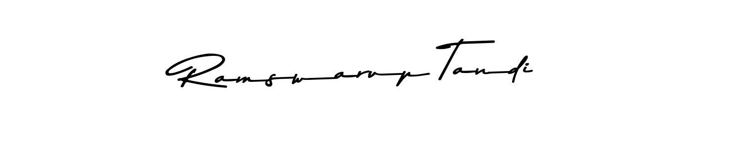 How to make Ramswarup Tandi signature? Asem Kandis PERSONAL USE is a professional autograph style. Create handwritten signature for Ramswarup Tandi name. Ramswarup Tandi signature style 9 images and pictures png