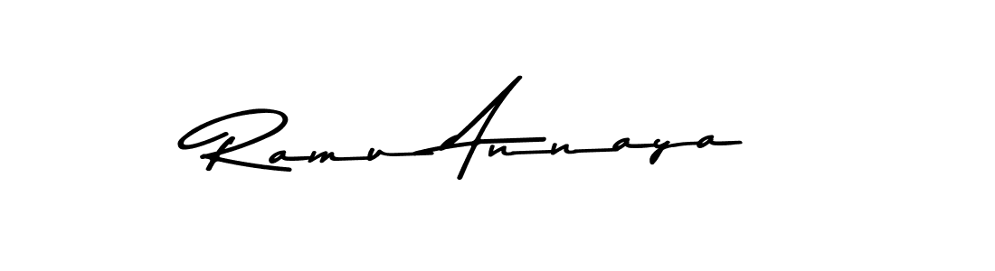 Ramu Annaya stylish signature style. Best Handwritten Sign (Asem Kandis PERSONAL USE) for my name. Handwritten Signature Collection Ideas for my name Ramu Annaya. Ramu Annaya signature style 9 images and pictures png