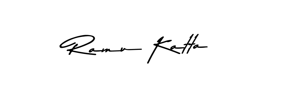 Also You can easily find your signature by using the search form. We will create Ramu Katta name handwritten signature images for you free of cost using Asem Kandis PERSONAL USE sign style. Ramu Katta signature style 9 images and pictures png