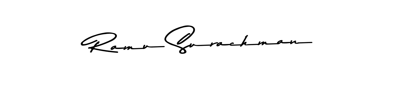 Also we have Ramu Surachman name is the best signature style. Create professional handwritten signature collection using Asem Kandis PERSONAL USE autograph style. Ramu Surachman signature style 9 images and pictures png