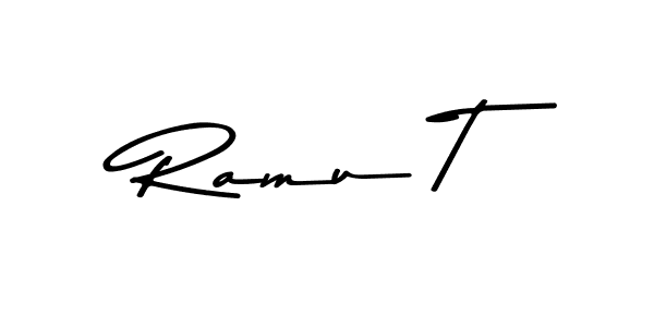 Also we have Ramu T name is the best signature style. Create professional handwritten signature collection using Asem Kandis PERSONAL USE autograph style. Ramu T signature style 9 images and pictures png