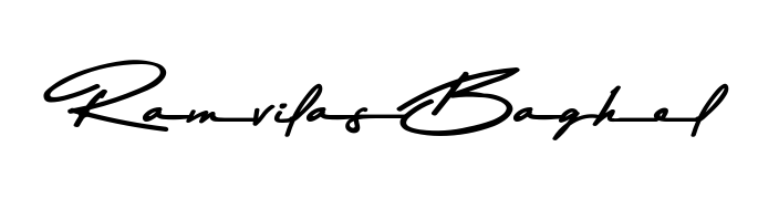 Create an unforgettable impression when signing with Ramvilas Baghel name styled in Asem Kandis PERSONAL USE typography. 100% free online generator. Ramvilas Baghel signature style 9 images and pictures png
