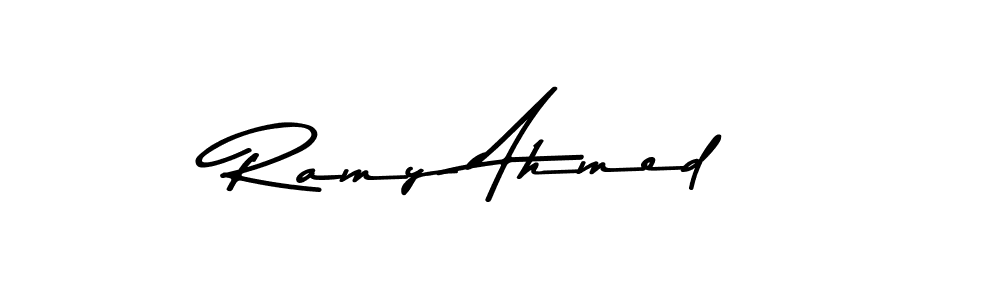 You can use this online signature creator to create a handwritten signature for the name Ramy Ahmed. This is the best online autograph maker. Ramy Ahmed signature style 9 images and pictures png