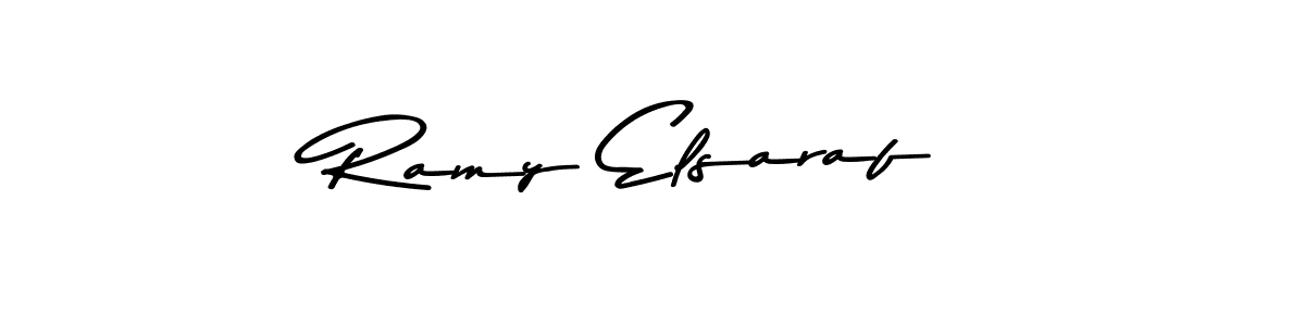 The best way (Asem Kandis PERSONAL USE) to make a short signature is to pick only two or three words in your name. The name Ramy Elsaraf include a total of six letters. For converting this name. Ramy Elsaraf signature style 9 images and pictures png
