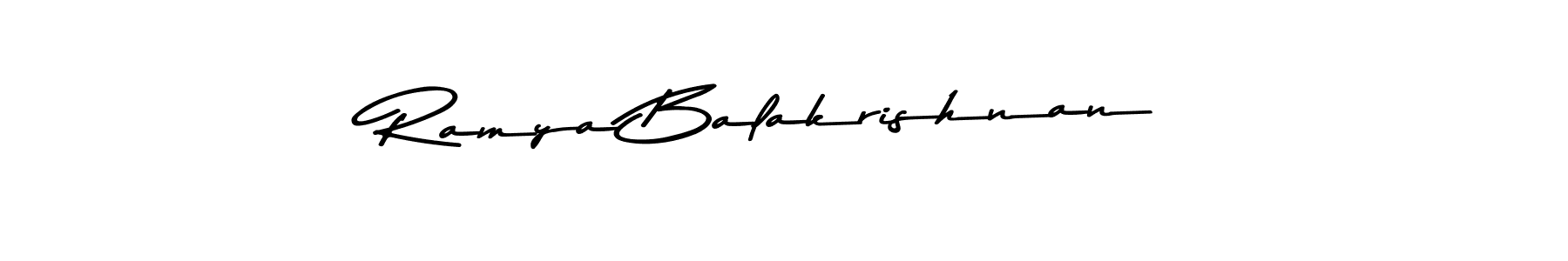 How to make Ramya Balakrishnan signature? Asem Kandis PERSONAL USE is a professional autograph style. Create handwritten signature for Ramya Balakrishnan name. Ramya Balakrishnan signature style 9 images and pictures png