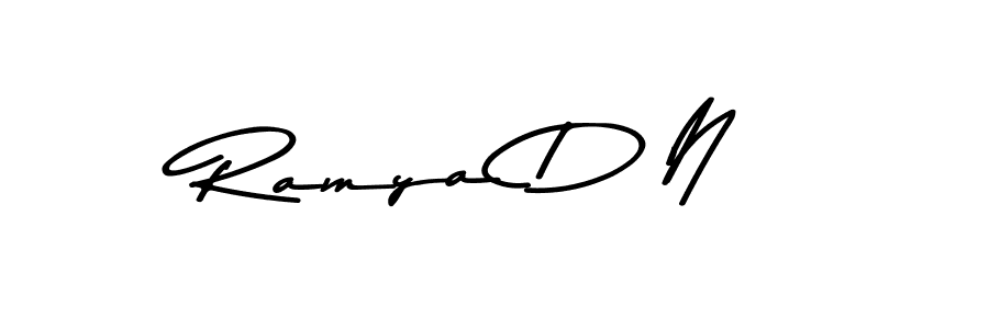 Make a beautiful signature design for name Ramya D N. Use this online signature maker to create a handwritten signature for free. Ramya D N signature style 9 images and pictures png