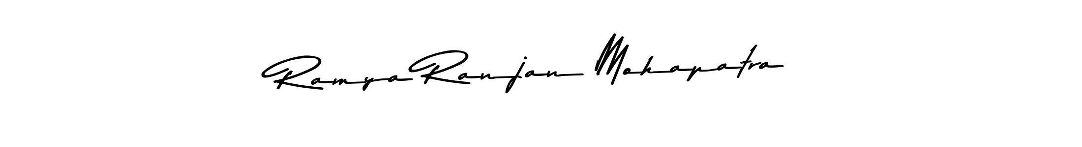 Use a signature maker to create a handwritten signature online. With this signature software, you can design (Asem Kandis PERSONAL USE) your own signature for name Ramya Ranjan Mohapatra. Ramya Ranjan Mohapatra signature style 9 images and pictures png