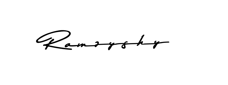 if you are searching for the best signature style for your name Ramzyshy. so please give up your signature search. here we have designed multiple signature styles  using Asem Kandis PERSONAL USE. Ramzyshy signature style 9 images and pictures png