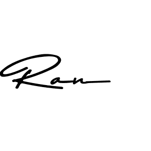 Also You can easily find your signature by using the search form. We will create Ran name handwritten signature images for you free of cost using Asem Kandis PERSONAL USE sign style. Ran signature style 9 images and pictures png