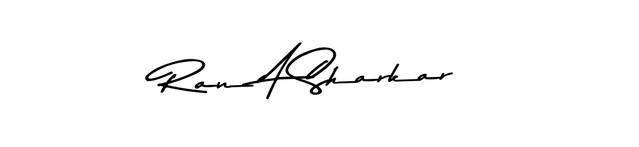 Similarly Asem Kandis PERSONAL USE is the best handwritten signature design. Signature creator online .You can use it as an online autograph creator for name Ran A Sharkar. Ran A Sharkar signature style 9 images and pictures png