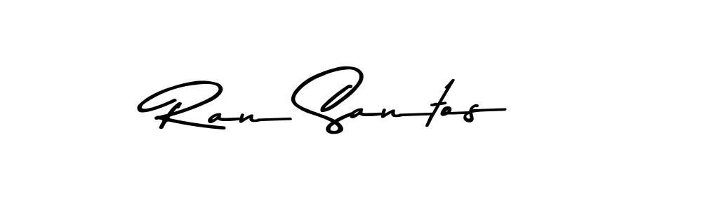 Also we have Ran Santos name is the best signature style. Create professional handwritten signature collection using Asem Kandis PERSONAL USE autograph style. Ran Santos signature style 9 images and pictures png